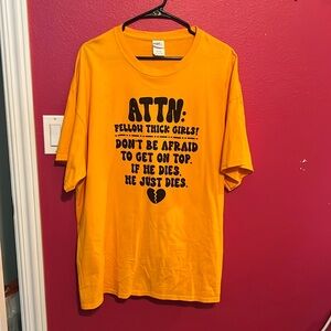 Yellow Graphic Tee